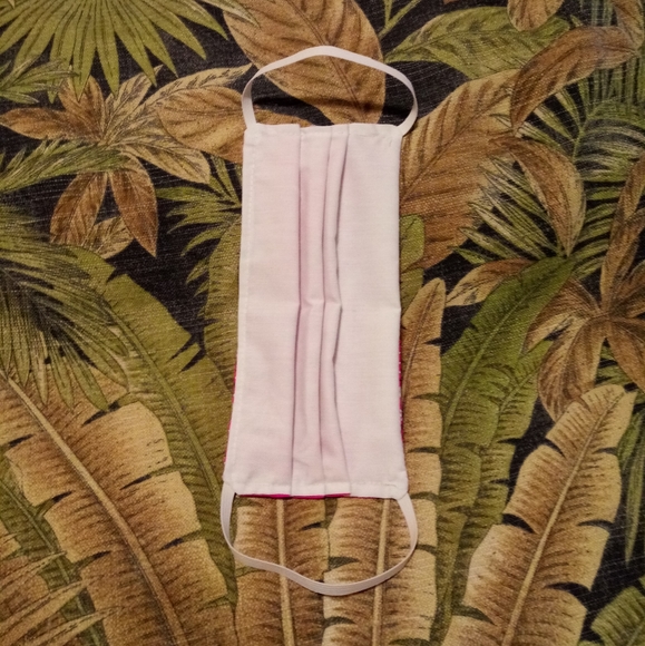 Hot Pink Bandana Face Mask - Picture 2 of 2